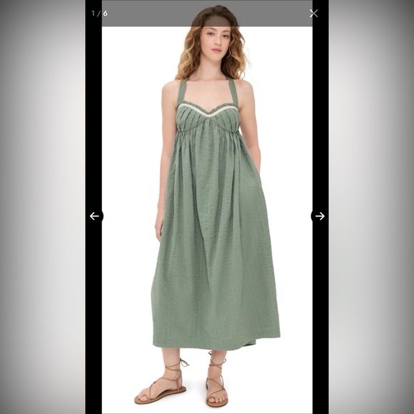 Free People Soft Green maxi dress - Picture 5 of 6
